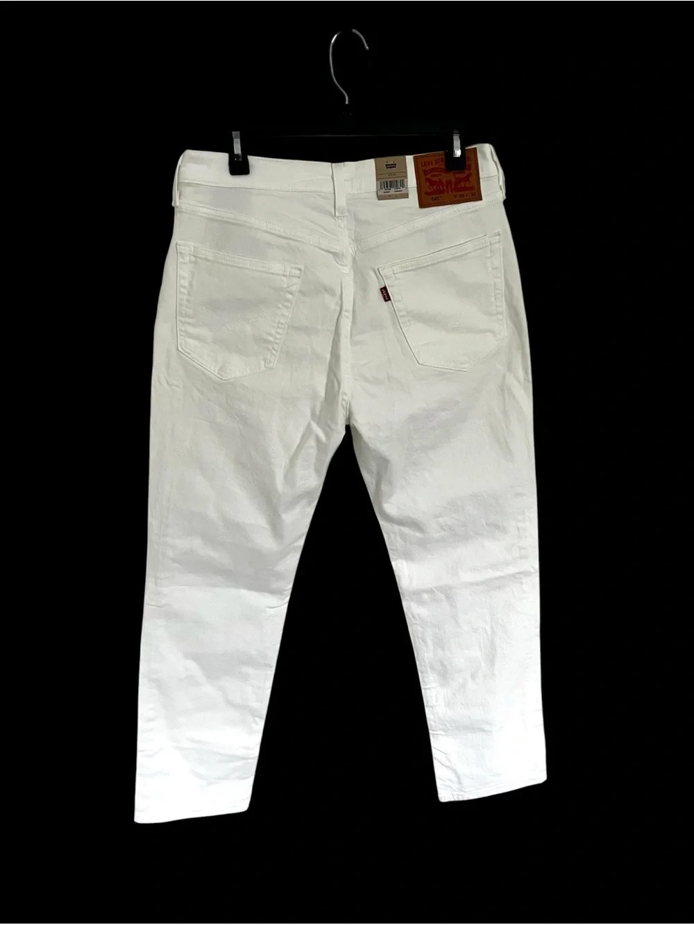 Men's Levis 541 Athletic Taper White Jeans. W33 x L32